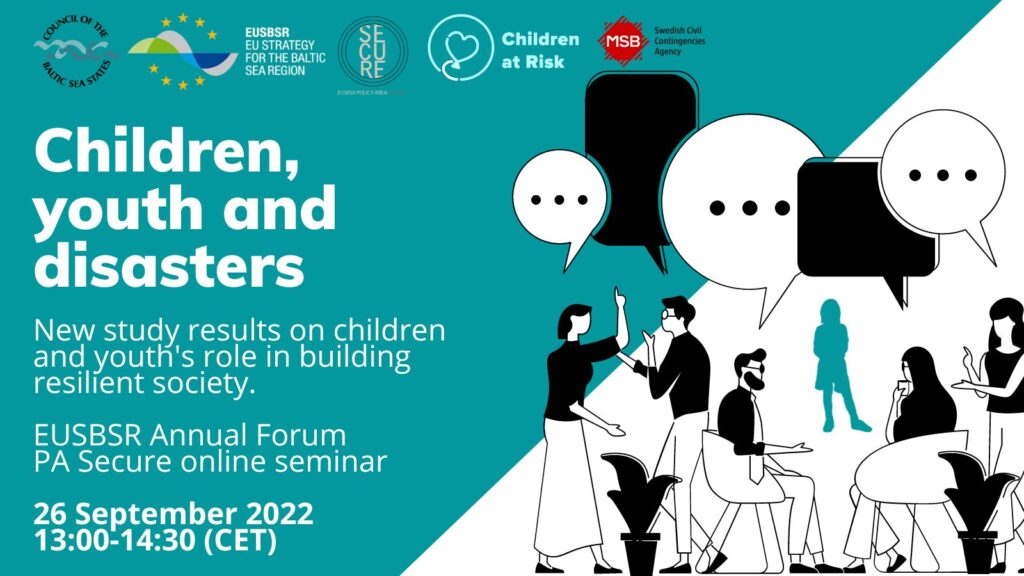Children, youth and disasters – online workshop as part of the EUSBSR ...